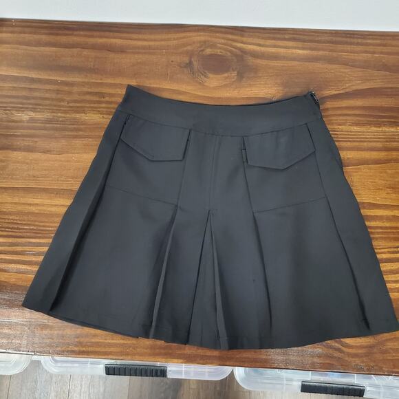 Current Mood Pleated Mini Skirt Black XS Goth Anime Dark Academia Dolls Kill - Picture 2 of 11